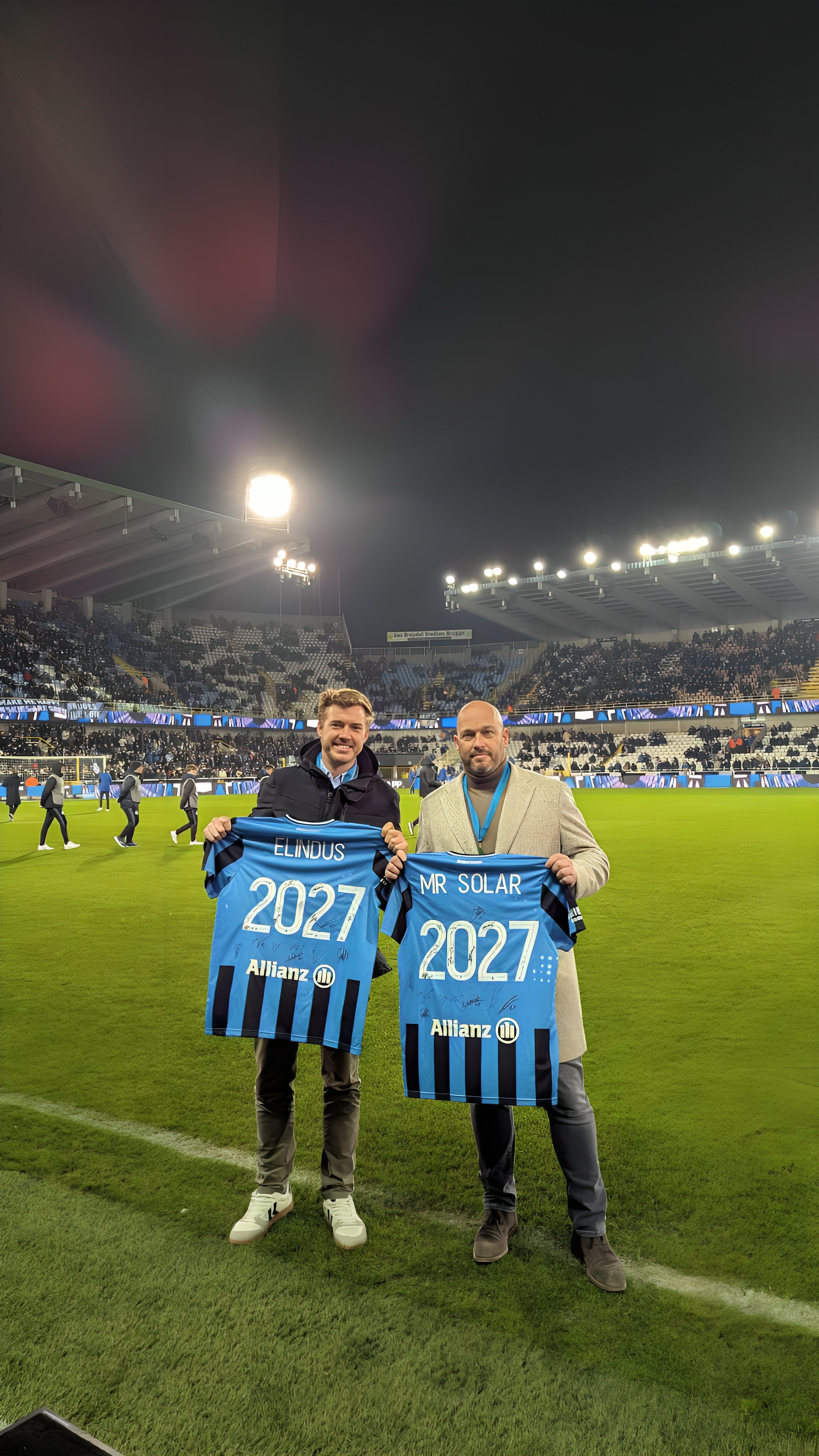 MR Solar et Elindus en tant que partenaires énergétiques officiels pour Club Brugge.