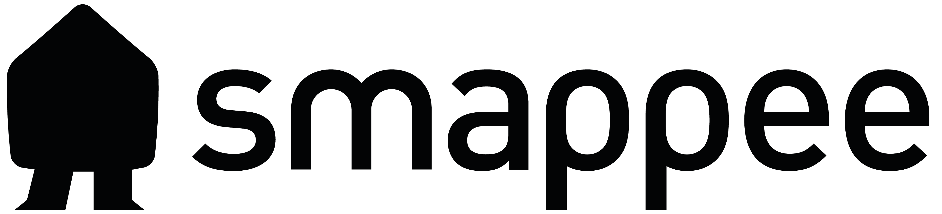 Smappee logo zwart