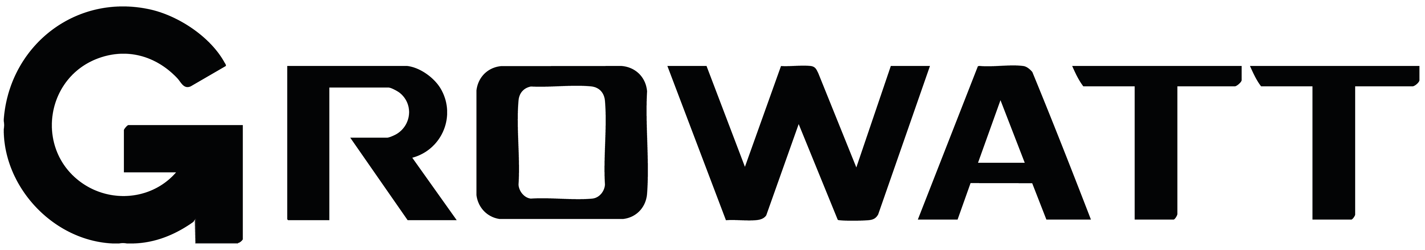 Growatt logo zwart